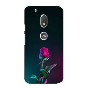 Чехлы с принтом Розочки для Motorola MOTO G4 Play (Ночная роза)