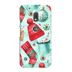 Чехол Санта Клаус для Motorola MOTO G4 Play (Одежда)