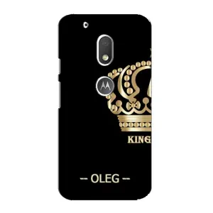 Именные Чехлы для Motorola MOTO G4 Play (OLEG)
