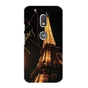 Чехол с Эйфелевой башней на Motorola MOTO G4 Play (Paris)