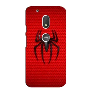 Чехол Супергерой Человека Паука на Motorola MOTO G4 Play (Паук марвел)
