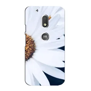 Чехол с ромашками на Motorola MOTO G4 Play (Пол ромашки)