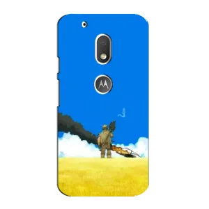 Чехлы на военную тематику для Motorola MOTO G4 Play (Попадание)