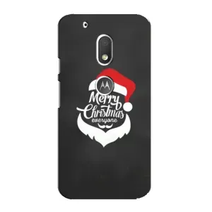 Чехол Санта Клаус для Motorola MOTO G4 Play (Санта Крисмас)
