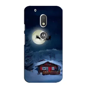 Чехол Санта Клаус для Motorola MOTO G4 Play (Санта)