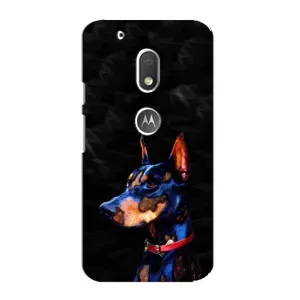 Бампер для Motorola MOTO G4 Play с картинкой "Песики" (Собака Мопс)
