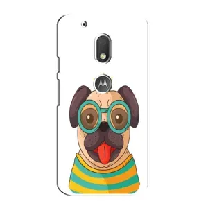 Бампер для Motorola MOTO G4 Play с картинкой "Песики" (Собака Король)
