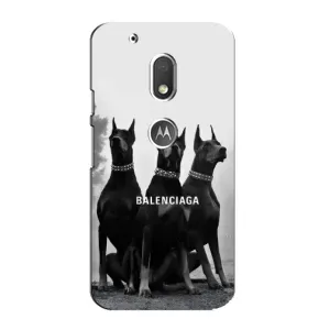 Чехол ДОБЕРМАН для Motorola MOTO G4 Play (Три добермана)