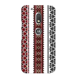 Силиконовый Чехол на Motorola MOTO G4 Play с картинкой Вышиванки (Вышиваночки)