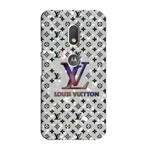 Чехол Стиль Louis Vuitton на Motorola MOTO G4 Play (Яркий LV)
