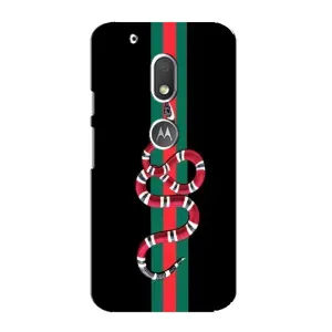 Чехлы Бренд GUCCI для Motorola MOTO G4 Play (Змей Гуччи)