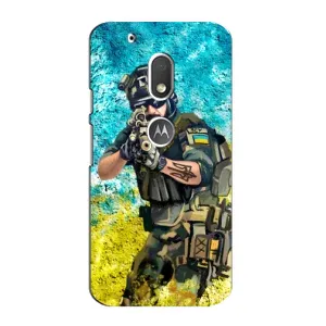 ЗСУ Чехлы (TPU) для Motorola MOTO G4 Play (ЗСУ Воин)