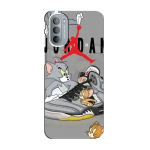 Силиконовый Чехол Nike Air Jordan на Моторола Мото джи 41 (Air Jordan)