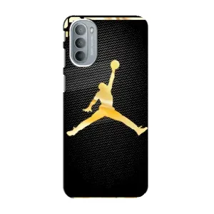 Силиконовый Чехол Nike Air Jordan на Моторола Мото джи 41 (Джордан 23)