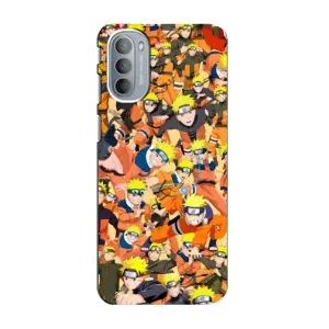 Чехлы с принтом Наруто на Motorola MOTO G41 (Коллаж Наруто)