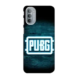 Чехол (TPU) с картинкой "Лого Пабг" на Моторола Мото джи 41 (Лого PUBG)