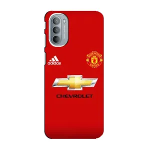 Силиконовые Чехлы принт Футбол на Motorola MOTO G41 (Man United)