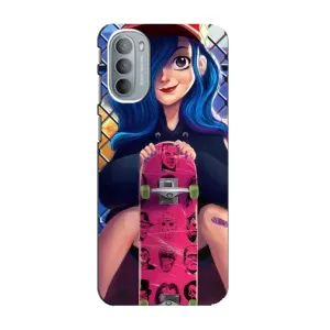 Чехол с картинкой Модные Девчонки Motorola MOTO G41 (Модная девушка)
