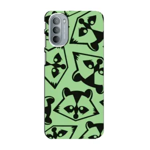 Силиконовый Чехол с Енотами на Motorola MOTO G41 (Мордочки Енота)
