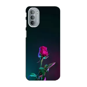 Чехлы с принтом Розочки для Motorola MOTO G41 (Ночная роза)