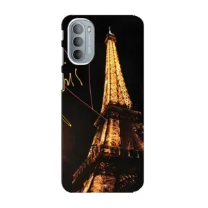Чехол с Эйфелевой башней на Motorola MOTO G41 (Paris)