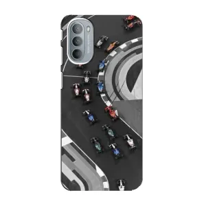 Чехол фильм Формула 1 для Motorola MOTO G41 (Гонки ф1)