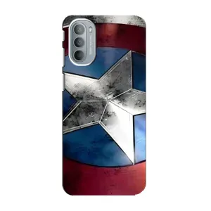 Чехол с Щитом Капитана Америки на Motorola MOTO G41 (Щит Капитана Америки)