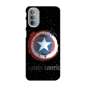 Чехол с Щитом Капитана Америки на Motorola MOTO G41 (Щит Капитана)