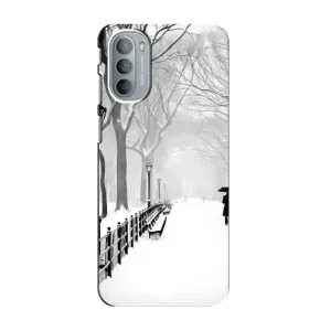 Чехлы на Новый Год Motorola MOTO G41 (Снегом замело)