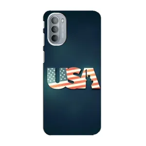 Чехол Флаг USA для Motorola MOTO G41 (USA)