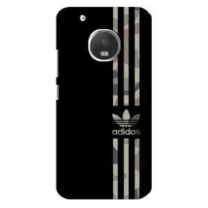 Чехол в стиле "Адидас" для Мото Джи 5 Плюс (Adidas)