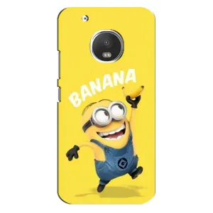 Мультяшный принт на Чехол для Мото Джи 5 Плюс (Banana)