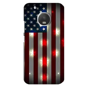 Чохол Прапор USA для Motorola MOTO G5 Plus (Прапор США 2)