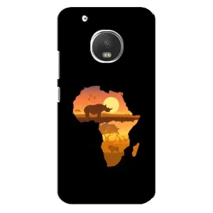Літній Чохол на Motorola MOTO G5 Plus (Карта)