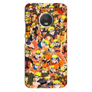 Чехлы с принтом Наруто на Motorola MOTO G5 Plus (Коллаж Наруто)