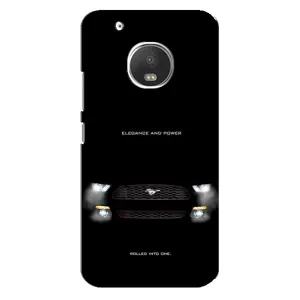 Чехлы с тематикой "Крутые машины" на Motorola MOTO G5 Plus (Черный Land Rover)