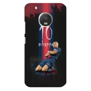 Чехол (TPU) с Футболистом на Motorola MOTO G5 Plus (MBAPPE 10)