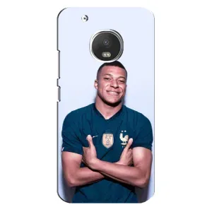 Чехол (TPU) с Футболистом на Motorola MOTO G5 Plus (Мбаппешичка)