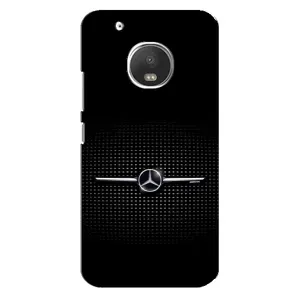 Силиконовый бампер с картинкой машины на Motorola MOTO G5 Plus (Mercedes)