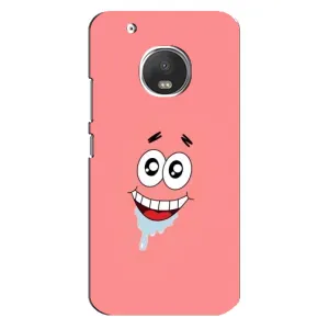 Чехлы с Патриком на Motorola MOTO G5 Plus (Мордочка Патрика)