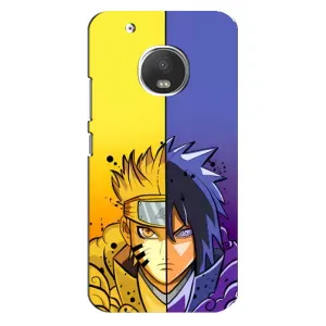 Купить Чехлы на телефон с принтом Anime для Motorola MOTO G5 Plus (Naruto Vs Sasuke)