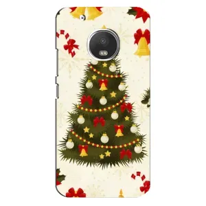 Чехол Новогодняя Елка на Motorola MOTO G5 Plus (Новогодний принт)