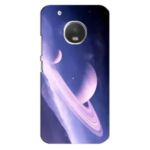Чехлы КОСМОС для Motorola MOTO G5 Plus (Планета в космосе)