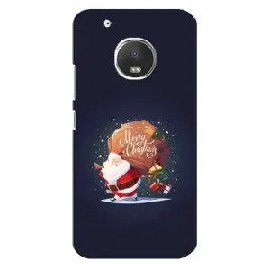 Чехол Санта Клаус для Motorola MOTO G5 Plus (Подарки от Санты)