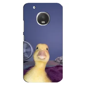 Бампер с принтом Мемы для Motorola MOTO G5 Plus (Утка)