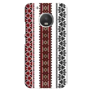 Силиконовый Чехол на Motorola MOTO G5 Plus с картинкой Вышиванки (Вышиваночки)