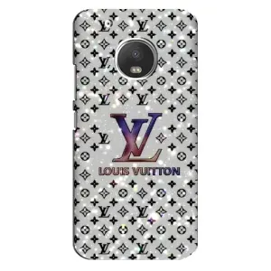 Чехол Стиль Louis Vuitton на Motorola MOTO G5 Plus (Яркий LV)