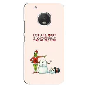 Чехол ГРИНЧ для Мото Джи 5 Плюс (Злой Гринч)