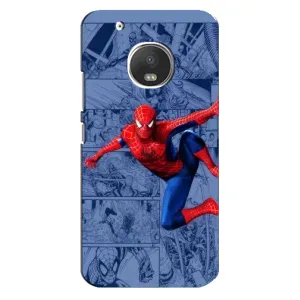 Силиконовый Чехол для Motorola MOTO G5 (Человек Паук)