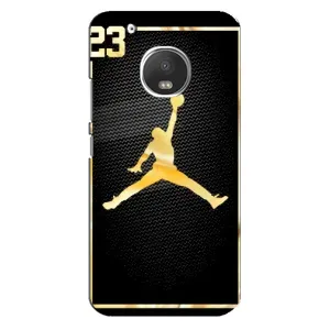 Силиконовый Чехол Nike Air Jordan на Мото Джи 5 (Джордан 23)